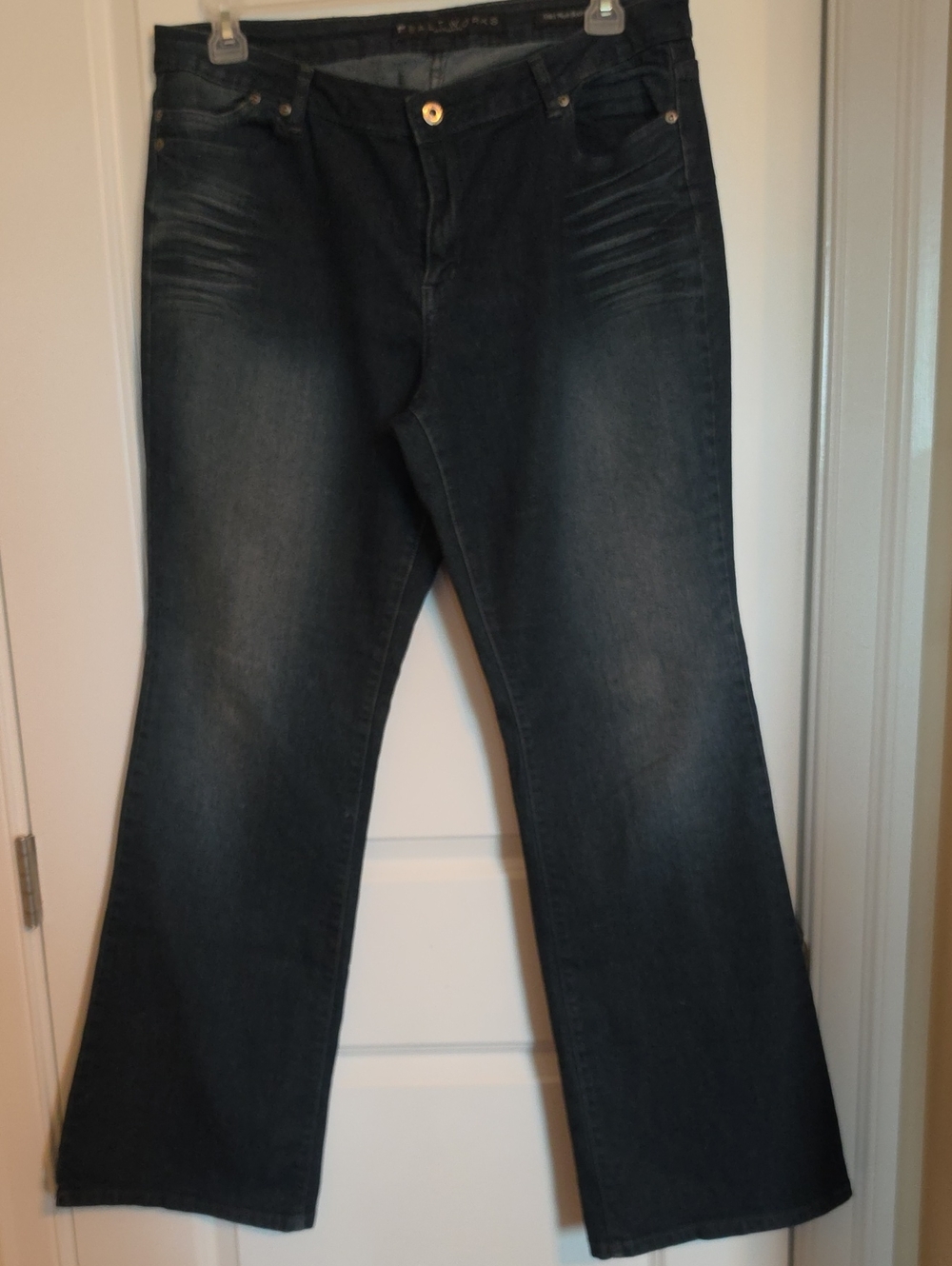 Salt Works Women's Dark Indigo Flare Jeans